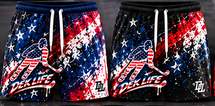 DEK LIFE Patriotic Player Shorts