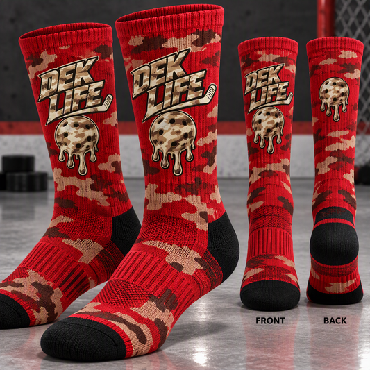 DEK LIFE Red Camo Sock